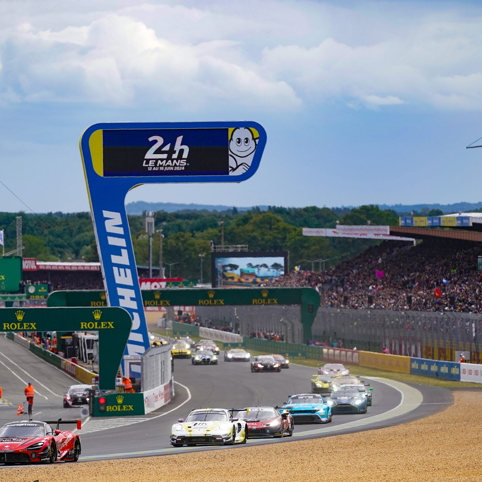 The start of 24 Hours of Le Mans race in 2023 in Le Mans, France. 